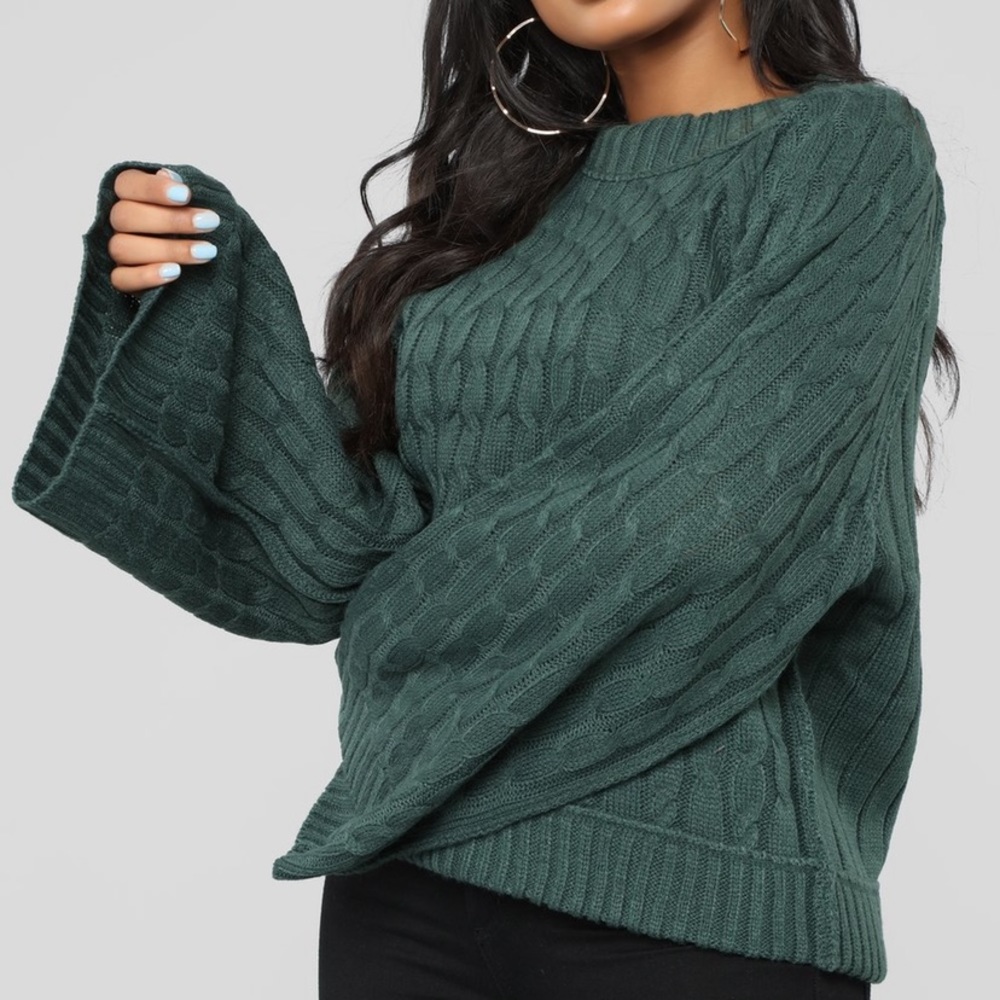 Fashion Nova Cardi Cable-knit Sweater